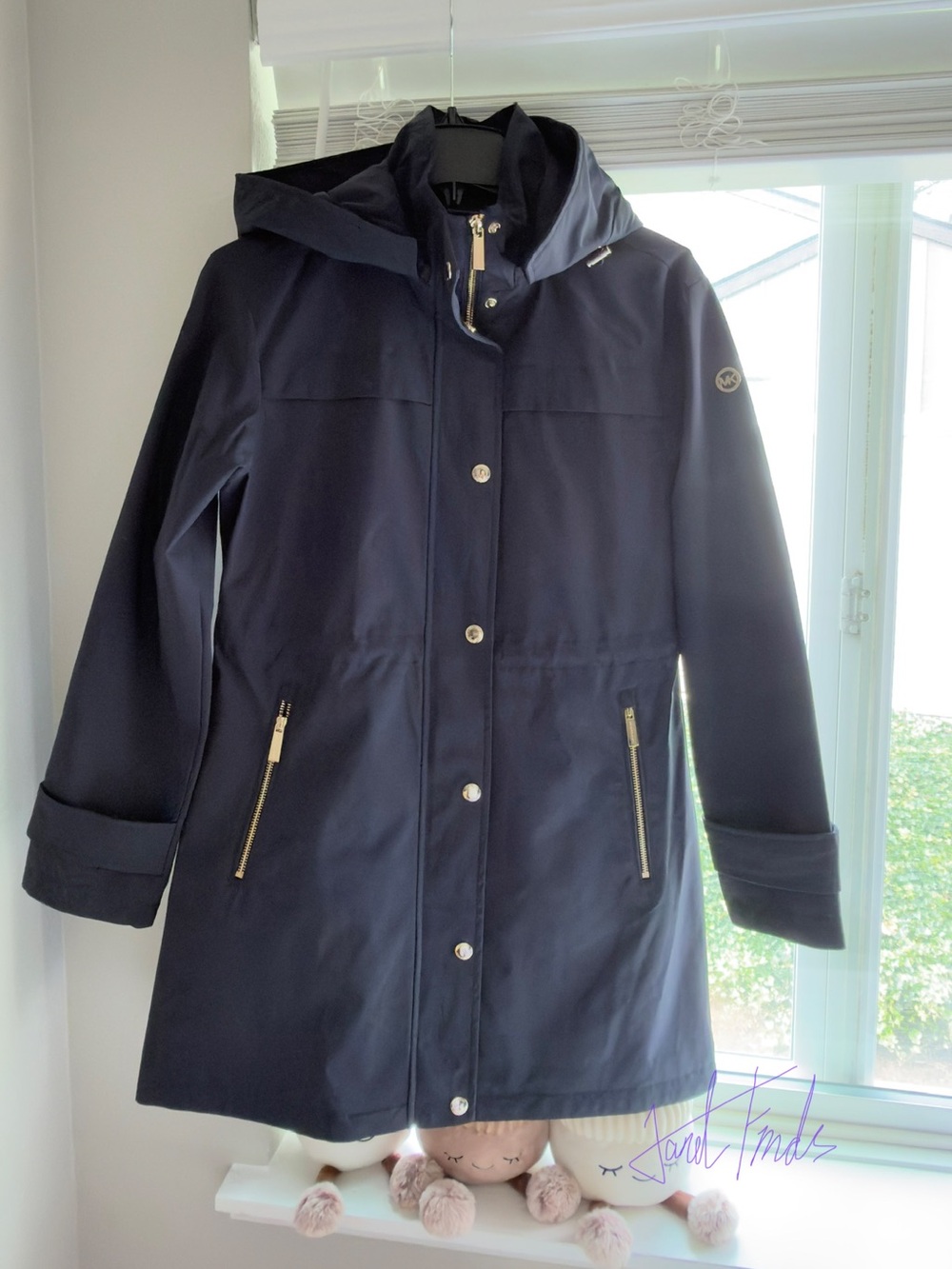 NWT 🧥MICHAEL KORS Water-Resistant Anorak -Size:S